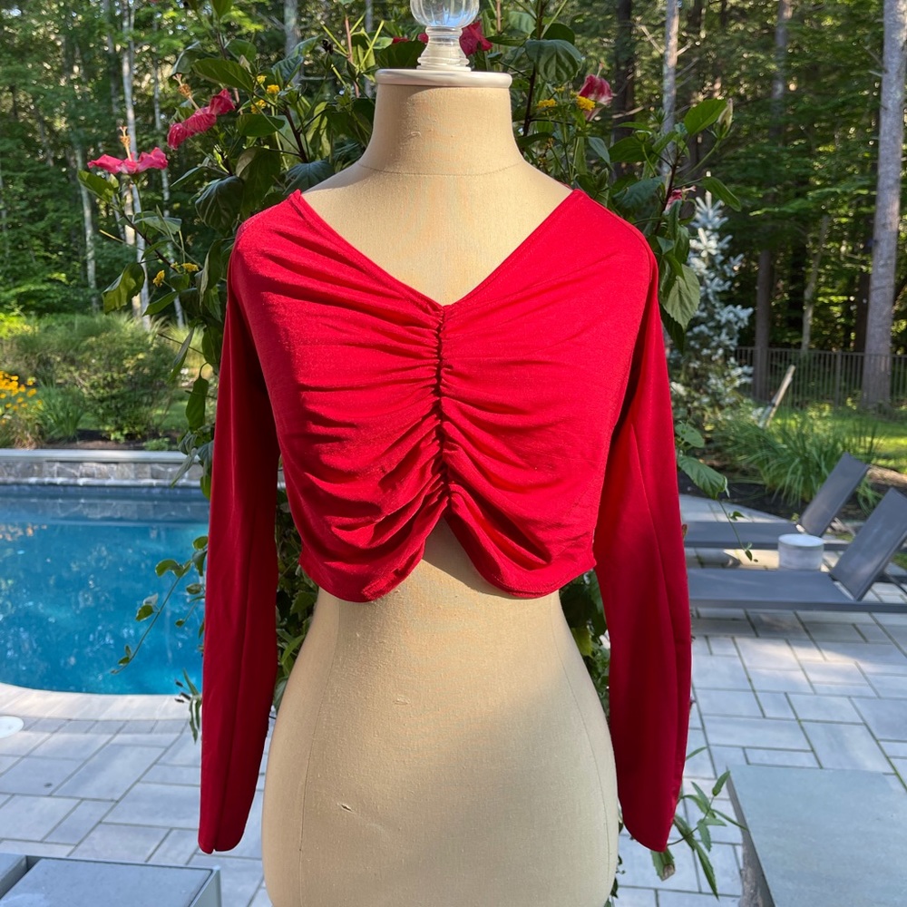 Pretty LittleThing Crop Long Sleeve Top